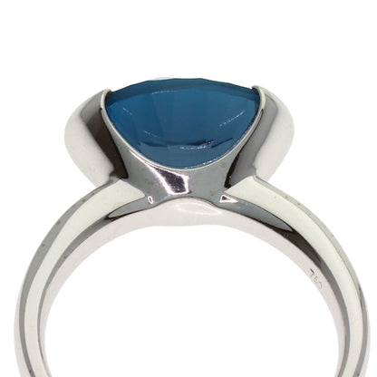 TASAKI Lumino Ring Blue Topaz Ring K18 White Gold Ladies [Used]
