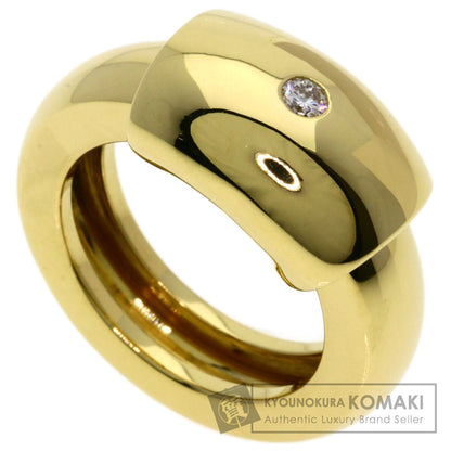 PIAGET Dancer 1P Diamond #53 Ring K18 Yellow Gold Ladies [Used]