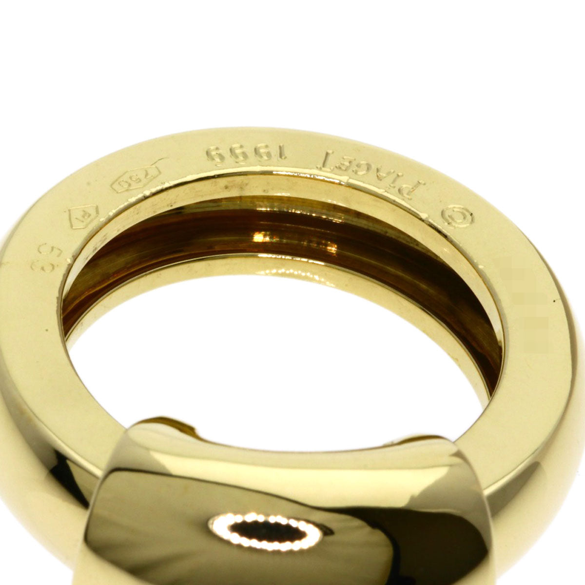 PIAGET Dancer 1P Diamond #53 Ring K18 Yellow Gold Ladies [Used]
