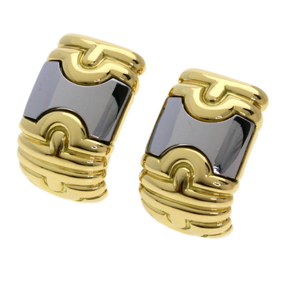 BVLGARI Parentesi Earring K18 Yellow Gold Stainless SteelLadies [Used]