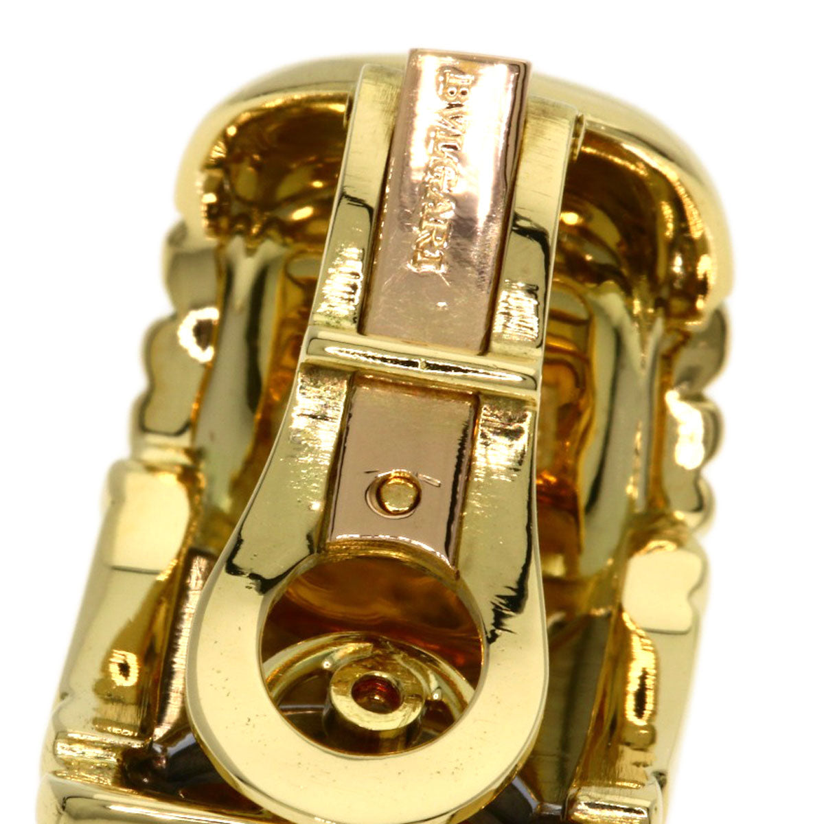BVLGARI Parentesi Earring K18 Yellow Gold Stainless SteelLadies [Used]