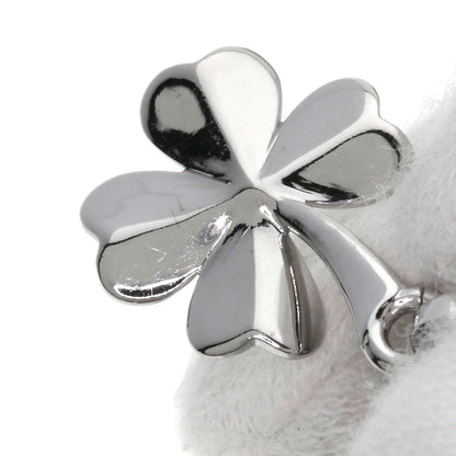 CHANEL Coco C Logo Clover Charm Bracelet K18 White Gold Ladies [Used]