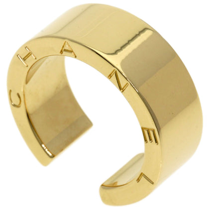 CHANEL Signature Ring K18 Yellow Gold Ladies [Used]
