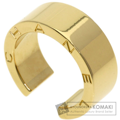 CHANEL Signature Ring K18 Yellow Gold Ladies [Used]