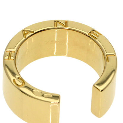 CHANEL Signature Ring K18 Yellow Gold Ladies [Used]