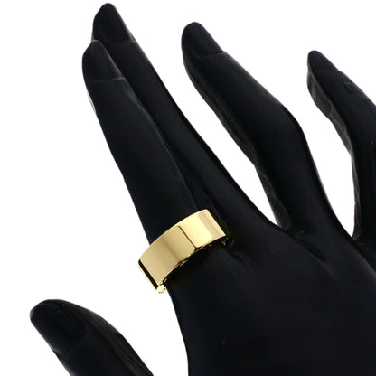 CHANEL Signature Ring K18 Yellow Gold Ladies [Used]
