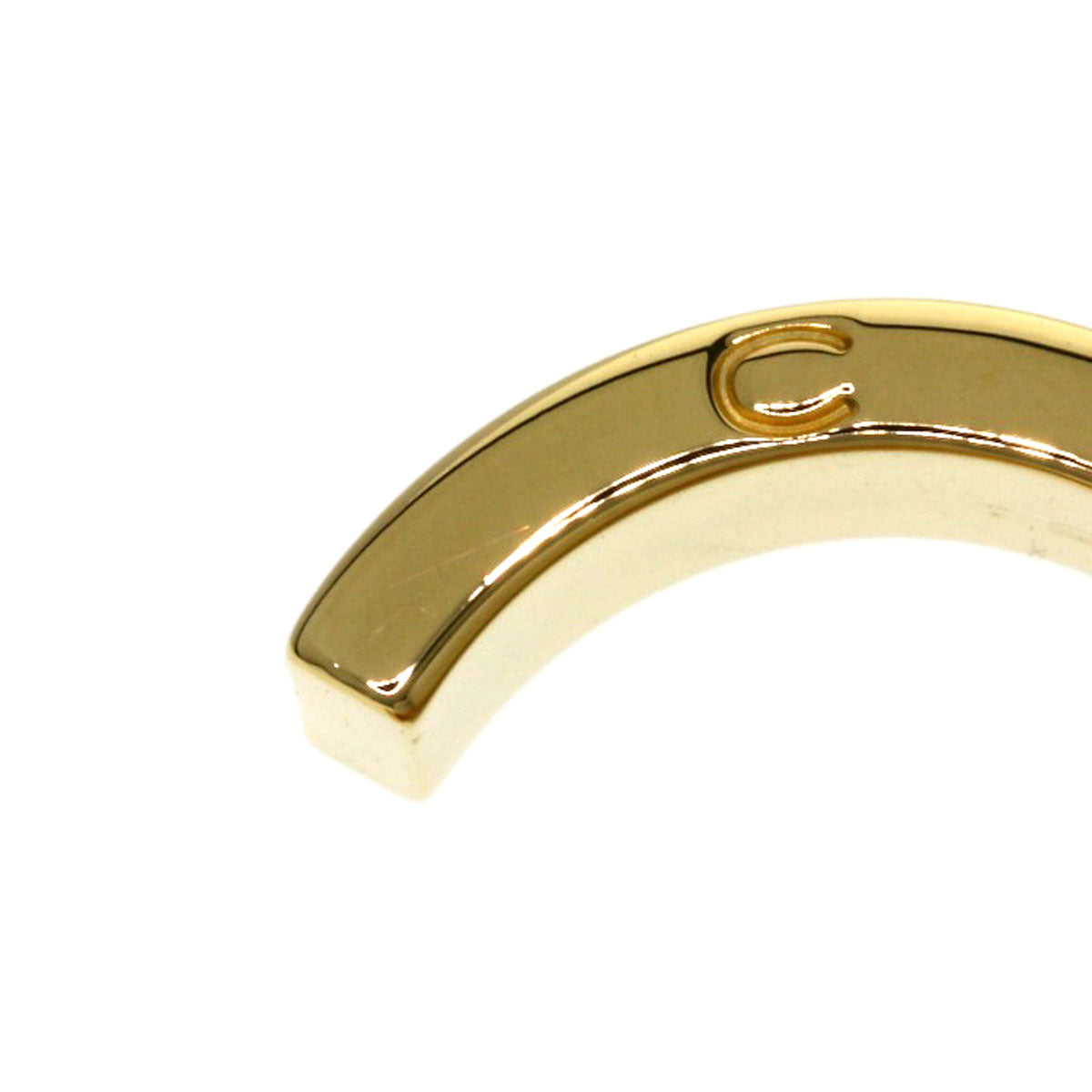 CHANEL Signature Ring K18 Yellow Gold Ladies [Used]
