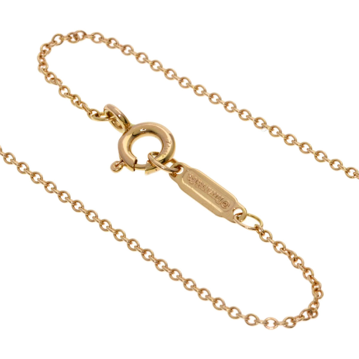 TIFFANY&Co. Jean-Cherin Berge Diamond Necklace K18 Pink Gold PT950Ladies [Used]