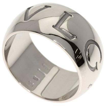 BVLGARI Monologo #55 Ring K18 White Gold Ladies [Used]