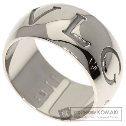 BVLGARI Monologo #55 Ring K18 White Gold Ladies [Used]