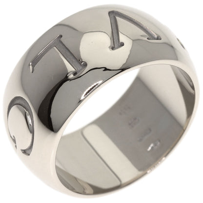 BVLGARI Monologo #55 Ring K18 White Gold Ladies [Used]