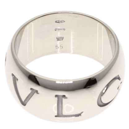 BVLGARI Monologo #55 Ring K18 White Gold Ladies [Used]