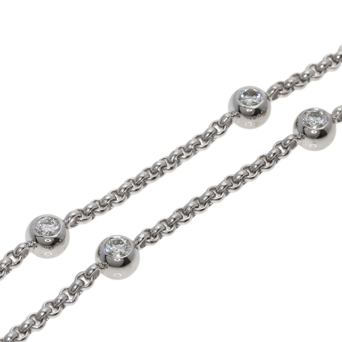 Chopard Happy diamond Necklace K18 White Gold Ladies [Used]