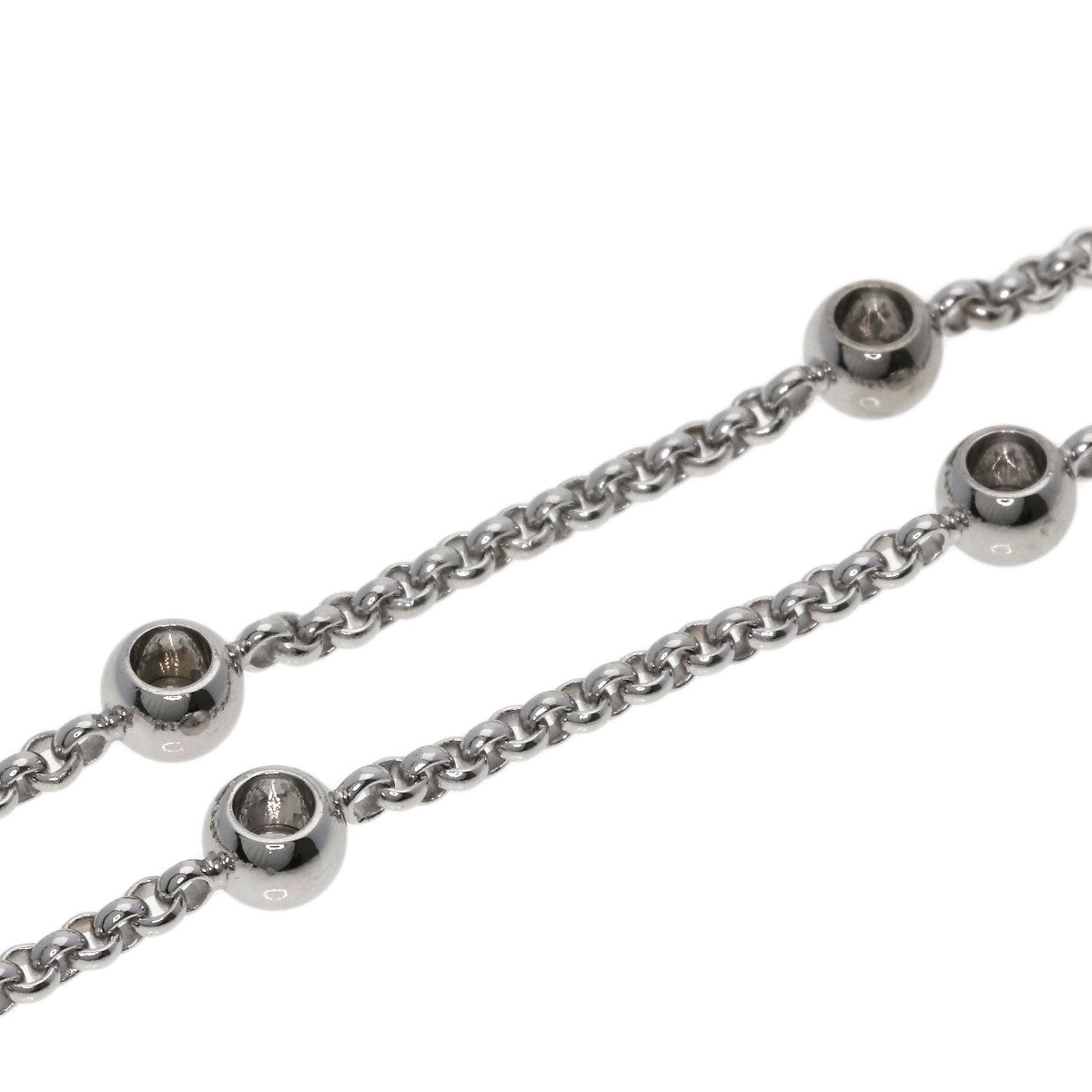 Chopard Happy diamond Necklace K18 White Gold Ladies [Used]