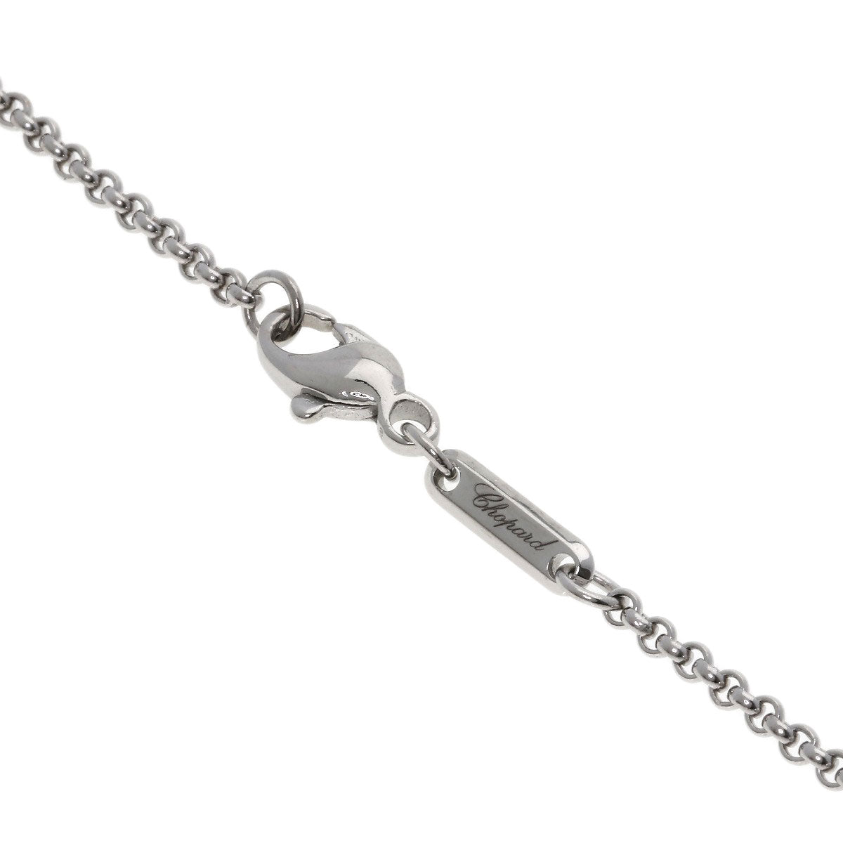 Chopard Happy diamond Necklace K18 White Gold Ladies [Used]