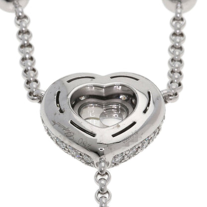 Chopard Happy diamond Necklace K18 White Gold Ladies [Used]