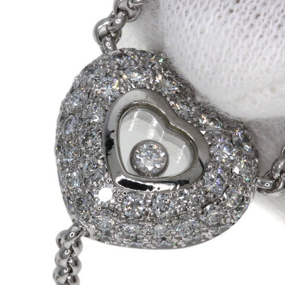 Chopard Happy diamond Necklace K18 White Gold Ladies [Used]