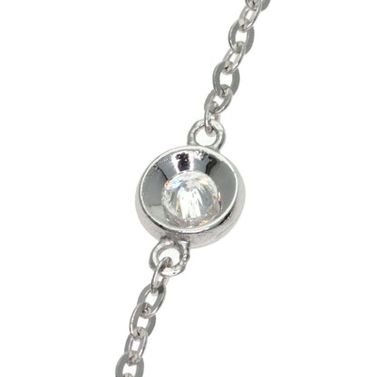 1ct 13P Diamond Necklace K18 White Gold 6.2g　Ladies