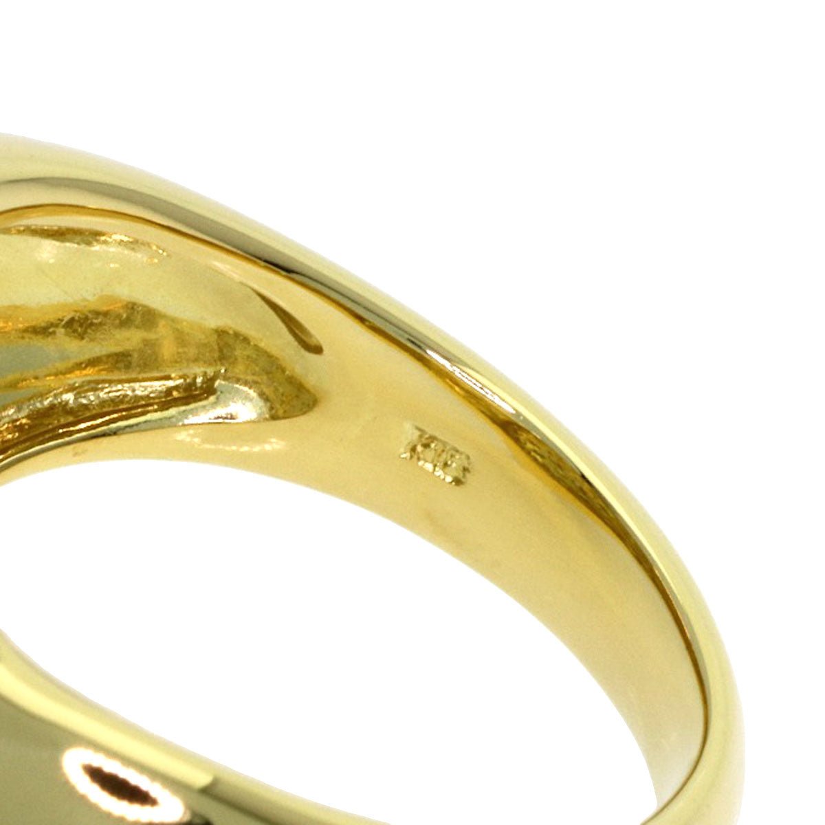 3.61ct Diamond Ring K18 Yellow Gold 13g　Ladies
