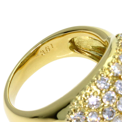 3.61ct Diamond Ring K18 Yellow Gold 13g　Ladies