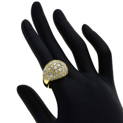 3.61ct Diamond Ring K18 Yellow Gold 13g　Ladies