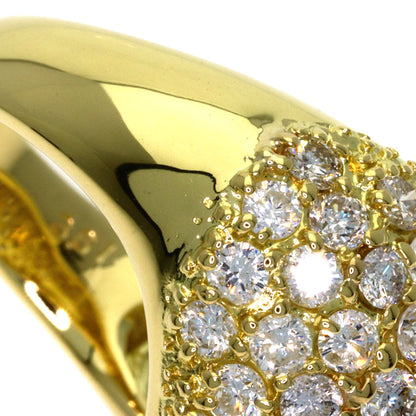 3.61ct Diamond Ring K18 Yellow Gold 13g　Ladies