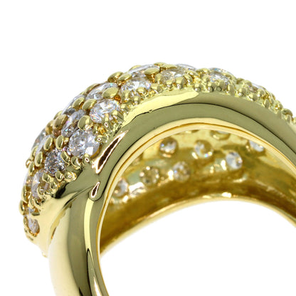 3.61ct Diamond Ring K18 Yellow Gold 13g　Ladies