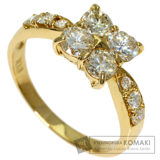 1.04ct Diamond Ring K18 Yellow Gold 2.9g　Ladies