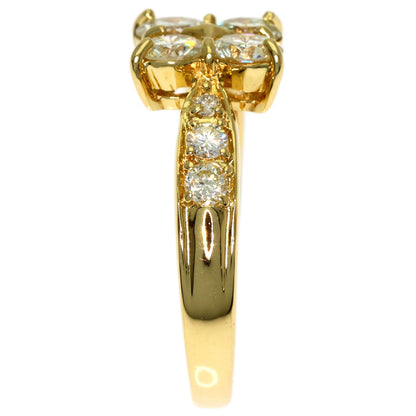 1.04ct Diamond Ring K18 Yellow Gold 2.9g　Ladies