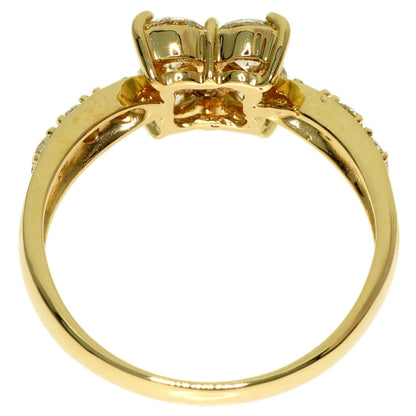 1.04ct Diamond Ring K18 Yellow Gold 2.9g　Ladies