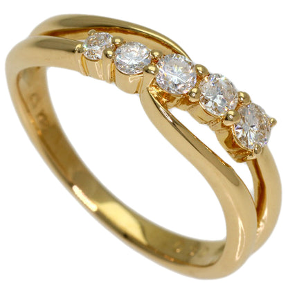 0.3ct Diamond Ring K18 White Gold 2.9g　Ladies