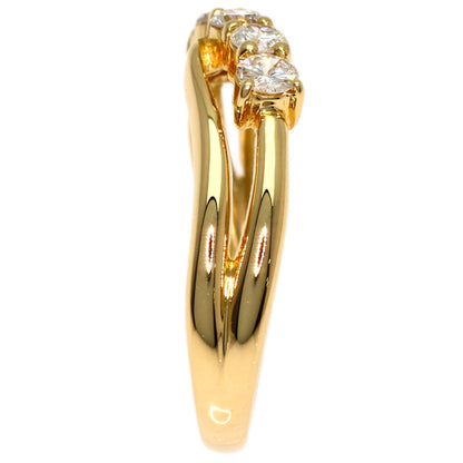 0.3ct Diamond Ring K18 White Gold 2.9g　Ladies