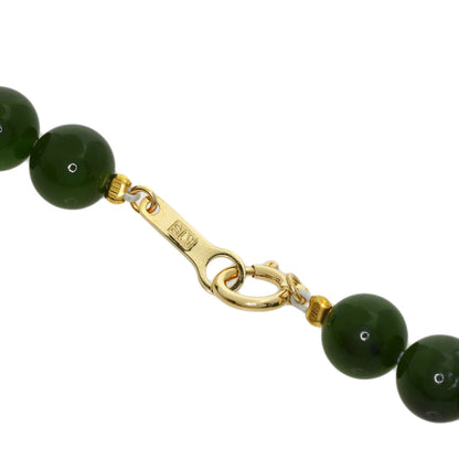 Nephrite Lapis Lazuli & Azure stone Necklace K18 Yellow Gold 28.5g　Ladies