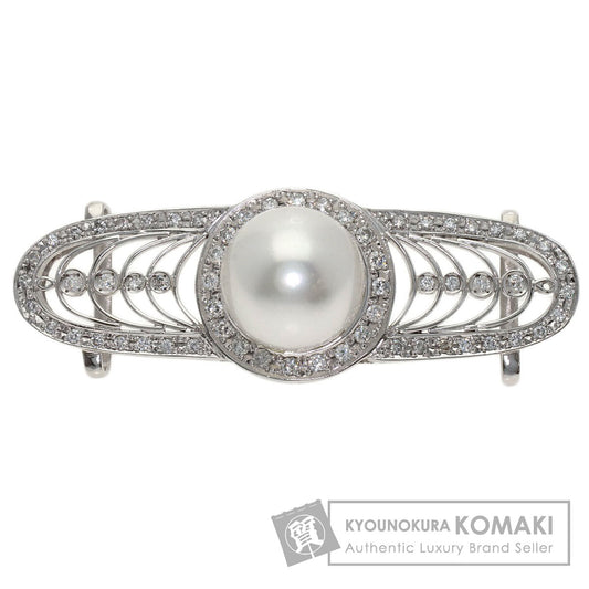 Pearl Pearl Diamond Obi closure Platinum PT900 17.6g　Ladies