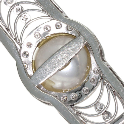 Pearl Pearl Diamond Obi closure Platinum PT900 17.6g　Ladies