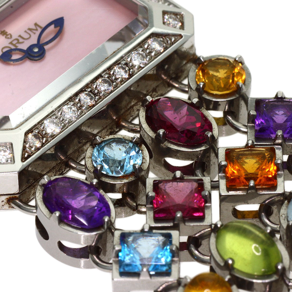 CORUM Potpourri Multistone Watches 137.520.47 Stainless Steel/Stainless Steel Ladies