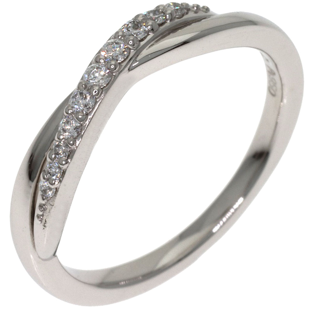 4℃ Diamond Ring Platinum PT950 Ladies [Used]
