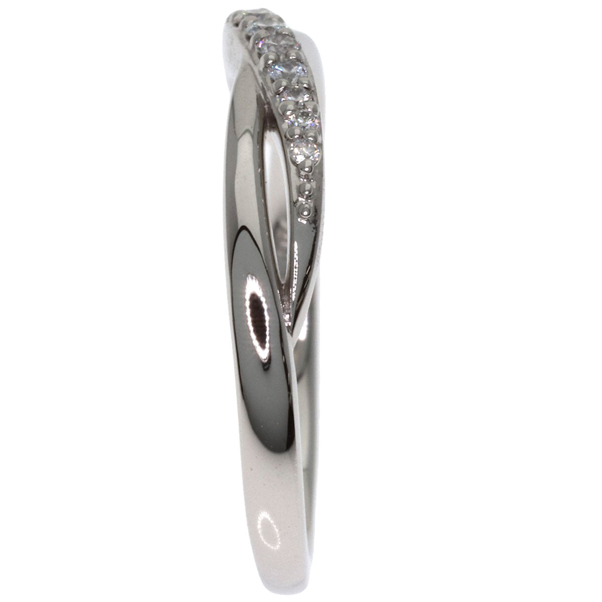 4℃ Diamond Ring Platinum PT950 Ladies [Used]
