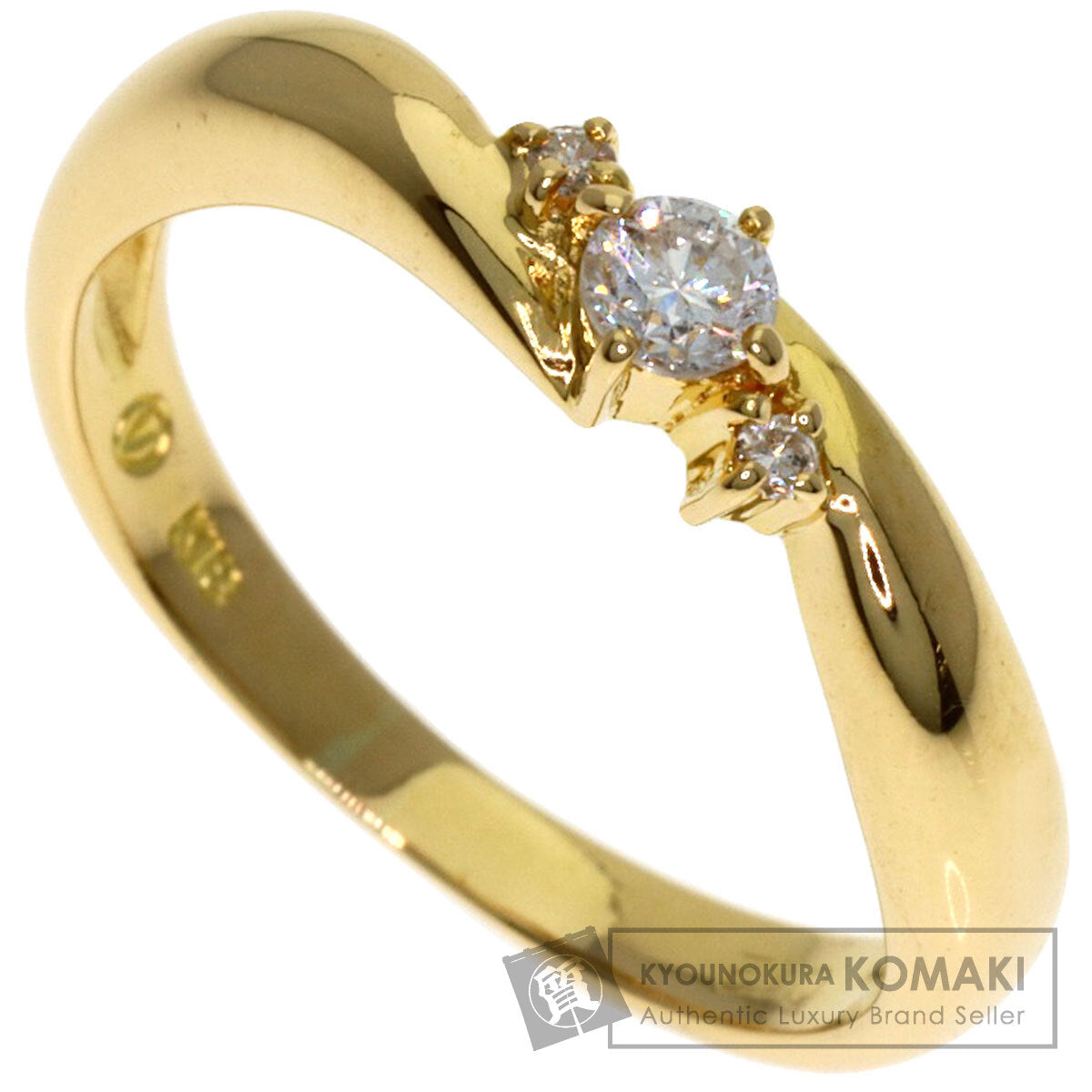 VENDOME Diamond Ring K18 Yellow Gold Ladies [Used]