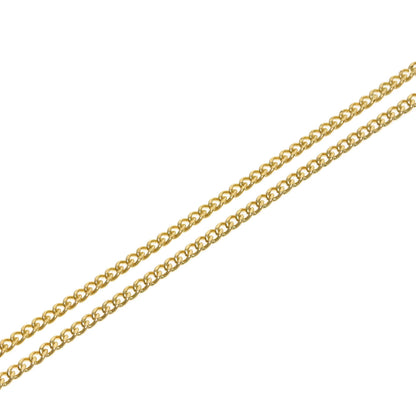 Chain 15.7" Necklace K18 Yellow Gold 2.1g　Ladies