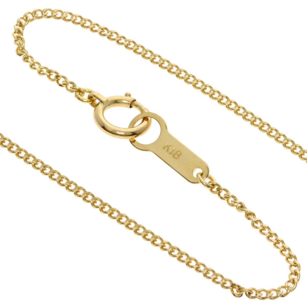 Chain 15.7" Necklace K18 Yellow Gold 2.1g　Ladies