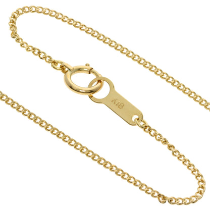 Chain 15.7" Necklace K18 Yellow Gold 2.1g　Ladies