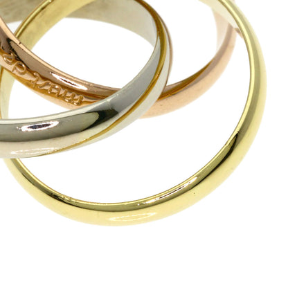 CARTIER Trinity Ring K18 Yellow Gold 18K Pink GoldLadies [Used]