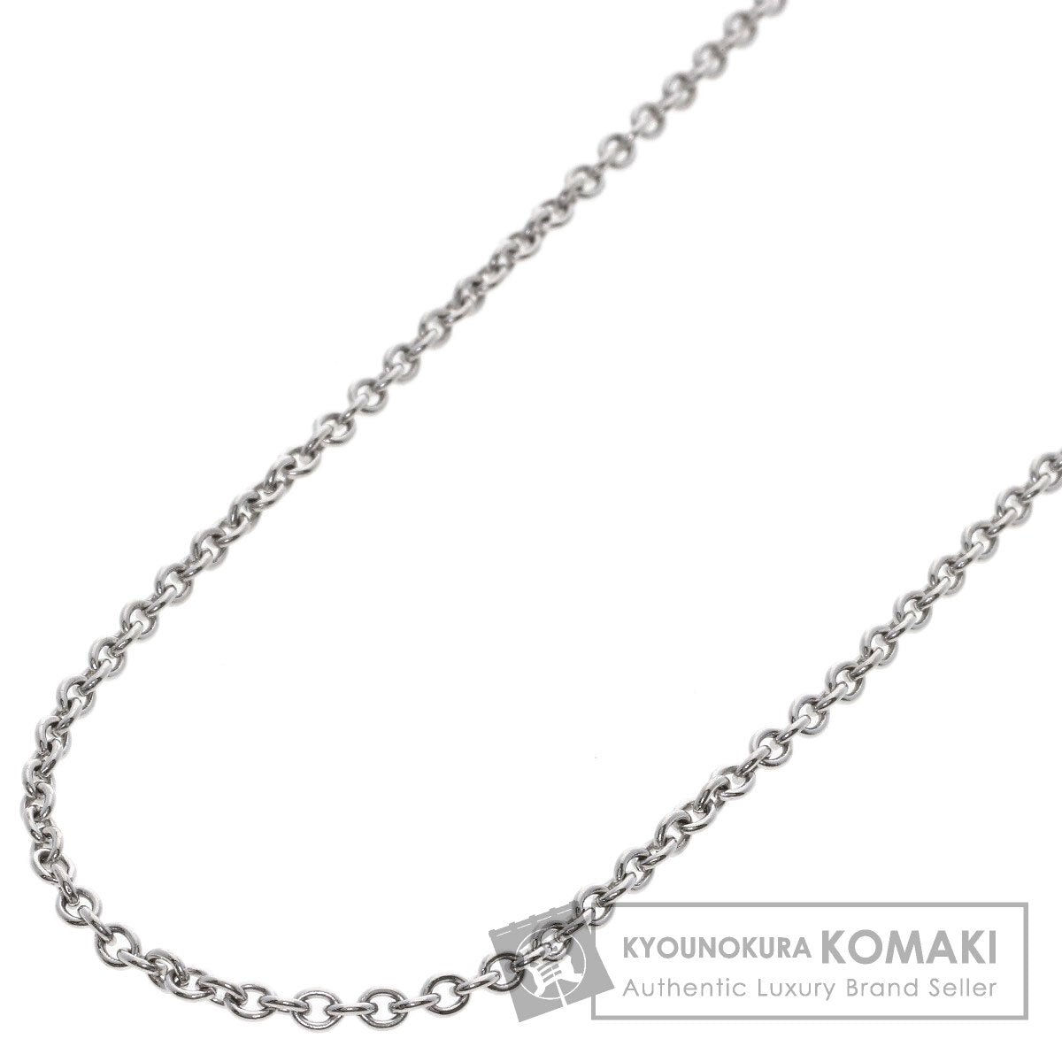 CARTIER Chain 16.5" Necklace K18 White Gold Ladies [Used]