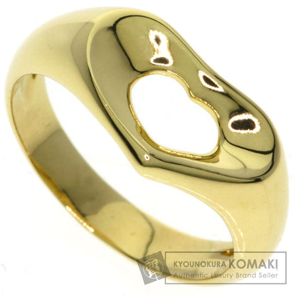 TIFFANY&Co. Open heart Ring K18 Yellow Gold Ladies [Used]