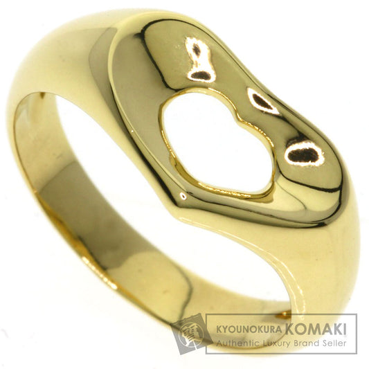 TIFFANY&Co. Open heart Ring K18 Yellow Gold Ladies [Used]