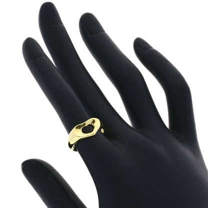 TIFFANY&Co. Open heart Ring K18 Yellow Gold Ladies [Used]