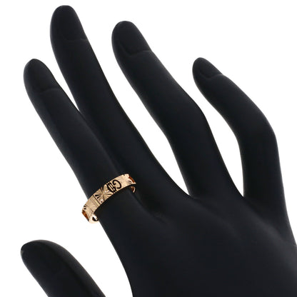 GUCCI Icon Heart & Star #9 Ring K18 Pink Gold Ladies [Used]