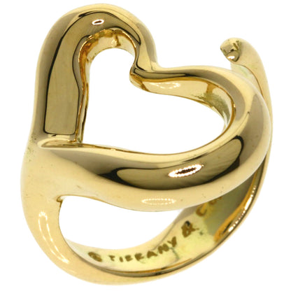 TIFFANY&Co. Open heart Ring K18 Yellow Gold Ladies [Used]