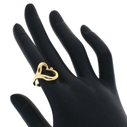 TIFFANY&Co. Open heart Ring K18 Yellow Gold Ladies [Used]